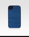 Sporty stripes add excitement to this sturdy phone cover.Rubber5W x 5H x 1DImported