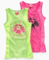 Get meshy! She can sweat it out on the courts while staying cute in this fluorescent mesh tank from Puma. (Clearance)