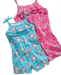 All-in-one. She'll have complete comfort and style in one of these darling rompers from So Jenni. (Clearance)