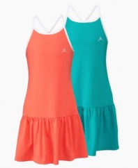 Game, set, match. Get her a look she'll love-love with this sporty tennis dress from So Jenni.