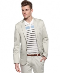 Give good style a sporting chance with this jacket from Kenneth Cole Reaction.