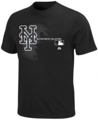 Get geared up for game day in this New York Mets graphic t-shirt from Majestic.