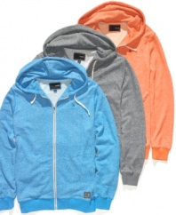 Get comfortable. This stylish hoodie from Hurley is as laid back as you are.