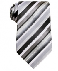 Always a classic, this striped tie from Geoffrey Beene will be the standard you turn to again and again.