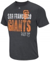 Where fashion meets fan gear! This San Francisco Giants MLB tee from Majestic Apparel fits just right!