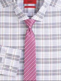 A handsome look woven with bold stripes in fine Italian silk.SilkAbout 2¼ wideDry cleanMade in Italy