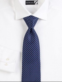 Mini neat pattern defines this beautifully crafted Italian silk tie.SilkDry cleanMade in Italy