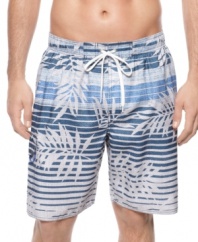 Hit the sand and surf in style with these printed boardshorts from Newport.