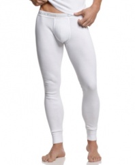Calvin Klein's long johns are cut in a slim, body-contouring fit for a sleek layer of warmth on their own or layered underneath.
