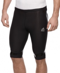 Room to improve. Hi-tech compression shorts from adidas help improve posture and balance while keeping you dry so you can perform to your potential.