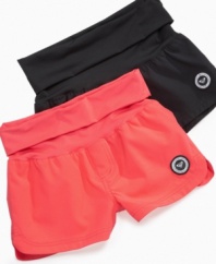 Sunny style. These stretchy shorts from Roxy are a comfy choice for keeping fun and cool this summer.