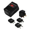 Voltage converter converts foreign voltage 220/240v to U.S. voltage 110/120v. Converts up to 1875 watt appliances. Adapter plugs provide worldwide compatibility for U.S. electronics in over 150 countries.