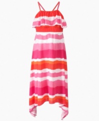 Give her a bite of style with this darling tie-dyed dress from DKNY. (Clearance)
