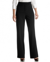 Sleek, sophisticated petite pants with a flattering, slimming silhouette from JM Collection.