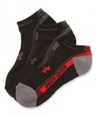 Protect this house - and your feet - with these no show athletic socks from Under Armour.
