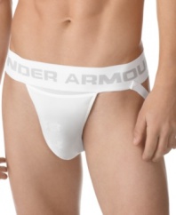 Protect your goods with this high-performance jock and cup from Under Armour.