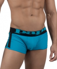 Get shorty. These Brazilian style trunks from Papi have a leg up on your other briefs.