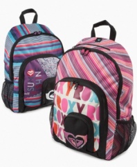 Get her geared up for school with cool style with these backpacks from Roxy.