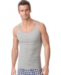 Stock up on this time-tested classic tank top from Alfani.