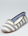 Charles Philip Loafers - St. Tropez Striped Smoking Shoe