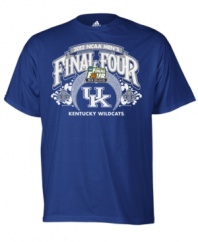 Favorite team make it into the finals? Cheer 'em on with this Kentucky Wildcats shirt from adidas.