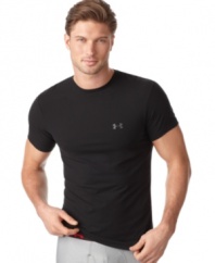This t-shirt from Under Armour® doesn't stop performing just because you do. It's has comfort and style to last all day.