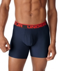 Keep yourself snug and comfortable with these boxer briefs from Under Armour®.
