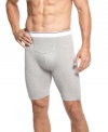 Great for sports, the exclusive Midway® brief provides extra coverage to reduce chafing and increase comfort. Extending down to the mid-thigh, cool cotton fibers and a touch of spandex offer breathability and additional stretch for a superior fit and feel. Don't hesitate to play your best when you've got the support of Jockey® on your side.