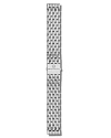 Michele Deco stainless steel watch strap gives your favorite timepiece a new look. Interchangeable with any Michele watch head from the Deco Collection.