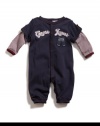 GUESS GUESS Coveralls with Embroidery, NAVY (3/6M)