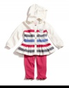 GUESS Hooded Sweater Set, CREAM (24M)