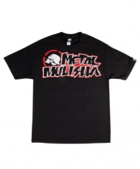 Get your street style on lock with this cool graphic tee from Metal Mulisha.