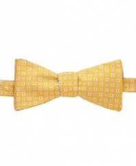 Tie on something different. This patterned bowtie from Countess Mara is ready to class up any outfit.