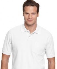 Clean, classic simplicity. This polo shirt from John Ashford is a must-have for every man.