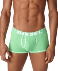 Be bold beneath it all with these bright boxer briefs from Diesel.