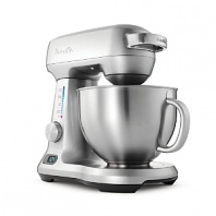 Whether a beginner baker or longtime expert, the Scraper Mixer Pro from Breville brings you professional results. The units 360° beater-to-bowl coverage with the scraper beaters flexible edge thoroughly mixes ingredients in the five-quart stainless-steel mixing bowl, and the 550-watt motor delivers enough power to handle even the heaviest of mixtures. The 12-speed design can knead, fold, whip and aerate. Ten-minute countdown/count up backlit LCD timer with Auto-Off lets you precisely time your mixing.