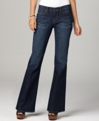 Saved by the bell? You bet, in Lucky Brand Jeans' vintage-inspired Sweet N Flare pair!