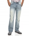 Lighten up. These lightly washed jeans from Marc Ecko Cut & Sew are exactly what you need for your spring denim look.