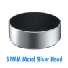 EzFoto 37mm Silver Screw-in Metal Lens Hood Shade for Olympus M.ZUIKO DIGITAL 45mm 1:1.8 lens