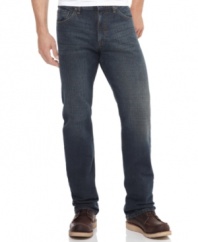 With a dark rinse and boot-cut style, these Nautica jeans are the ones you can wear pretty much anywhere.