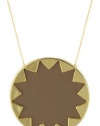 House of Harlow 1960 Gold-Plated Large Sunburst Pendant Necklace