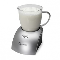 Create thick and rich frothed milk for cappuccinos and hot chocolate, and steamed milk for lattes with the Capresso frother. It produces professional-grade results at the touch of a button.