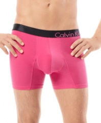 Get the fit you need for your fit-form with these boxer briefs from Calvin Klein.