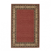 This Karastan rug complements both traditional and casual interiors with its luxurious construction and timeless design. A wide, bright border boasting an heirloom floral pattern frames a rich, solid ground. All Ashara rugs intricately weave multiple shades to achieve the radiant arbrash effect of heirloom rugs.