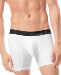 This boxer brief from Calvin Klein flexes its muscles with a bold, body-defining fit and microfiber stretch fabric to keep you supported from the office to the gym and beyond.