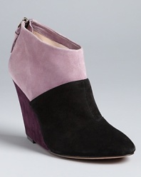 Jean-Michel Cazabat brings on-point colorblocking into these must-acquire wedge booties.