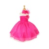 Cinderella Couture CC1099-Sparkling rainbow hologram disc organza shirring dress