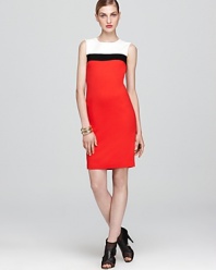 A minimalist silhouette allows the vibrant hue of this Trina Turk dress to truly pop.