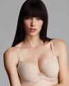 Show off your best shape with this contour bra with underwire support from Wacoal.