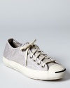 In canvas twill, this casual take on Converse by Jack Purcell's Helen sneaker offers lighthearted, comfortable style.